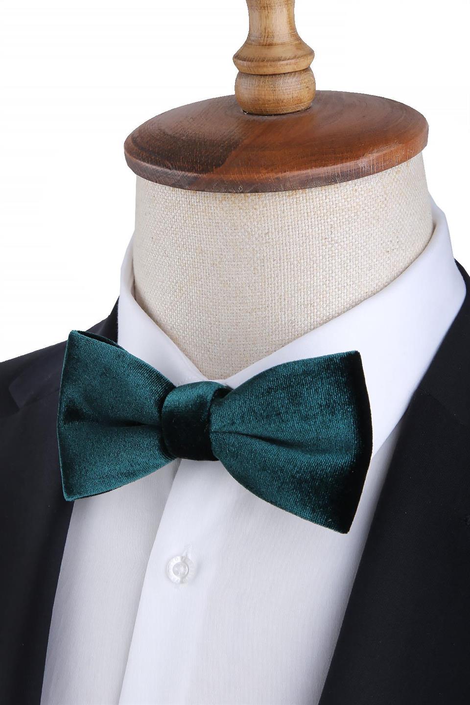 Yeşil Kadife Papyon P1685