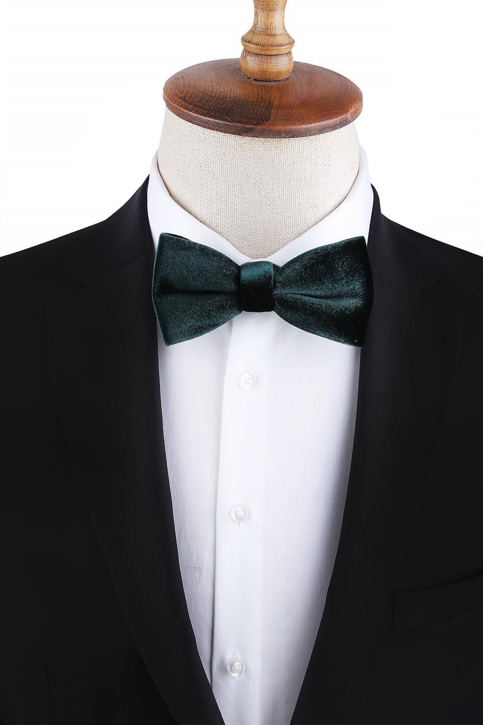 Yeşil Kadife Papyon P1685