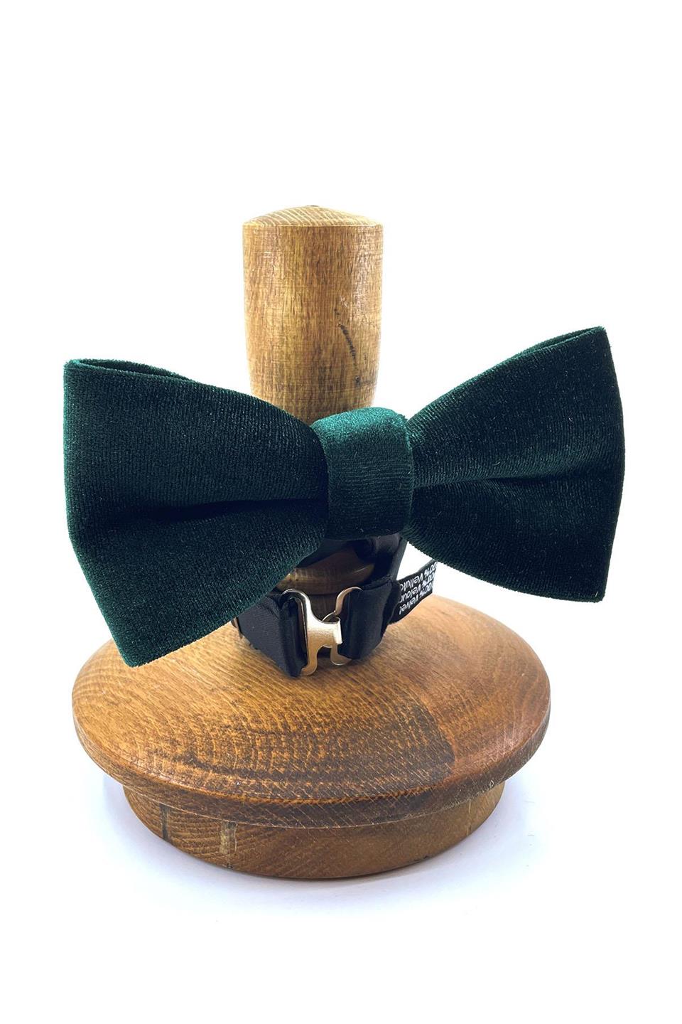 Yeşil Kadife Papyon P1685