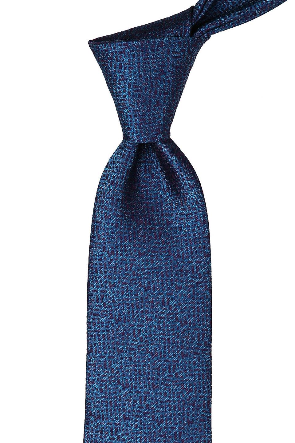 Yeşil Kendinden Desen Mendilli Klasik Kravat KK9643