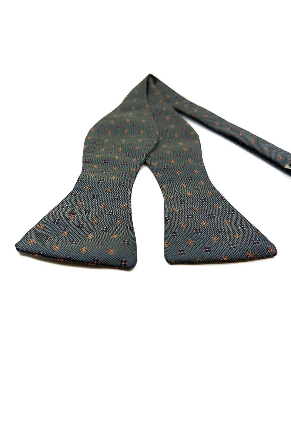 Yeşil Küçük Desen Açık Papyon AP124