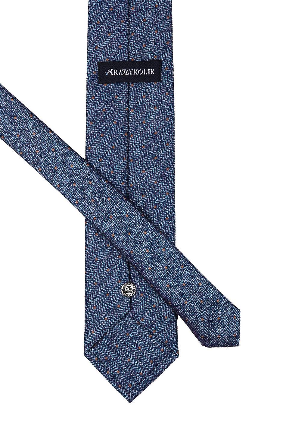 Yeşil Nokta Desen Mendilli Klasik Kravat KK10022