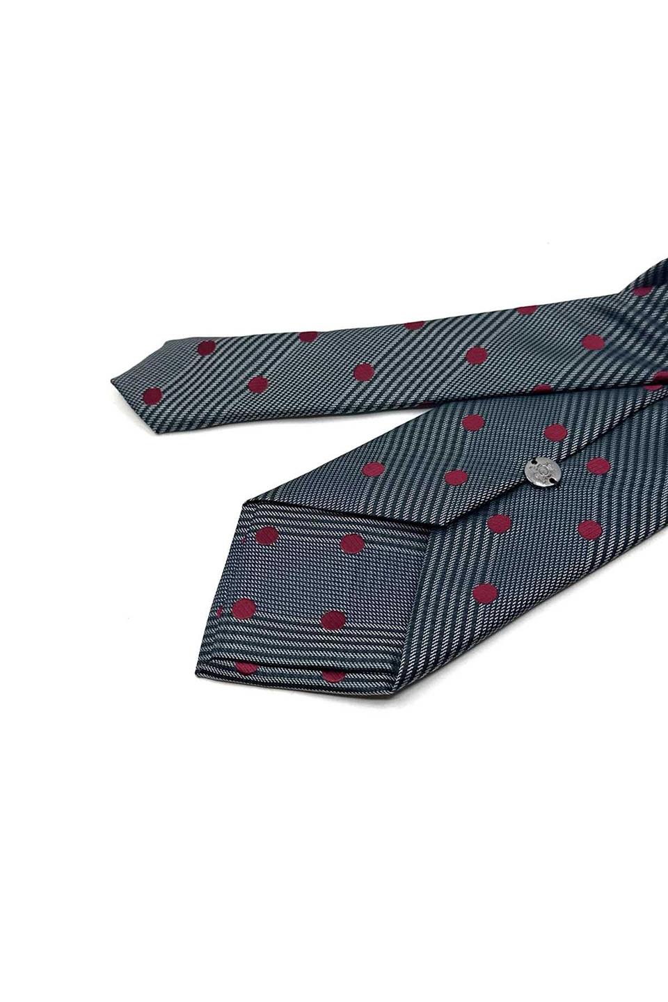 Yeşil Puantiye Desen Mendilli Klasik Kravat KK13596