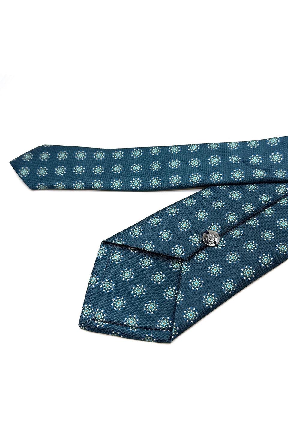 Yeşil Puantiye Desen Mendilli Klasik Kravat KK11454