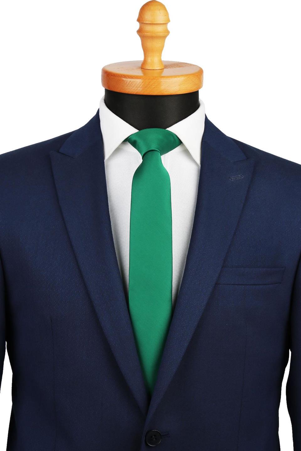 Zümrüt Yeşili Slim Kravat SK5006