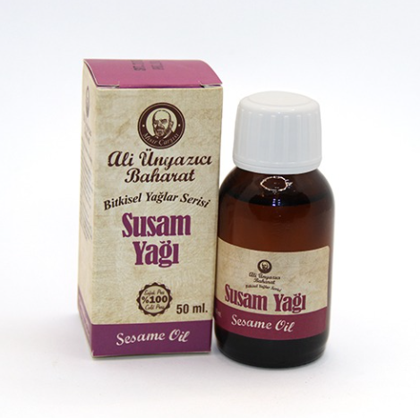 DOĞAL YAĞLAR Ali Ünyazıcı Susam Yağı 50 ml Ali Ünyazıcı Susam Yağı 50 ml