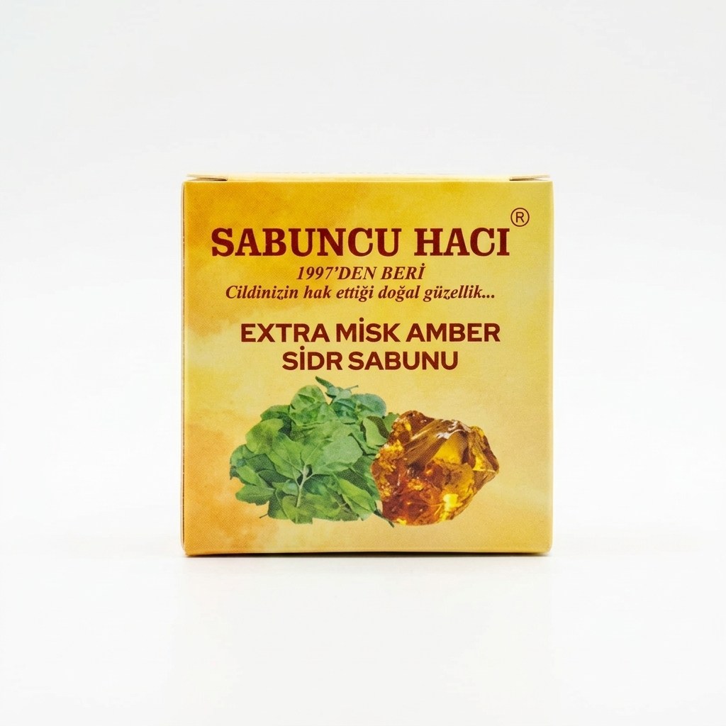 YAĞLAR - SİRKELER - SABUNLARSabuncu Hacı Extra Misk Amber Sidr Sabunu – Lüks Esanslı Cilt & Saç Sabunu Sabuncu Hacı Extra Misk Amber Sidr Sabunu