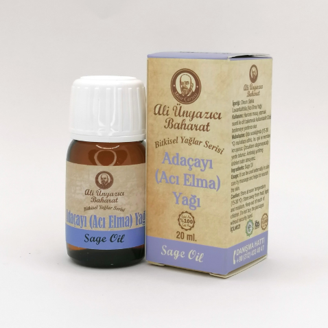 DOĞAL YAĞLARAli Ünyazıcı Adaçayı (Acı Elma) Yağı 20 mlAli Ünyazıcı Adaçayı (Acı Elma) Yağı 20 ml