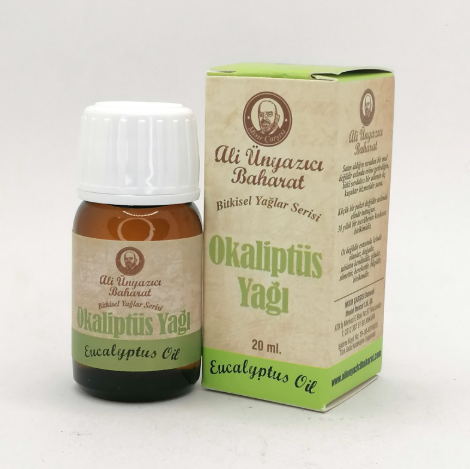 DOĞAL YAĞLARAli Ünyazıcı Okaliptüs Yağı 20 mlAli Ünyazıcı Okaliptüs Yağı 20 ml
