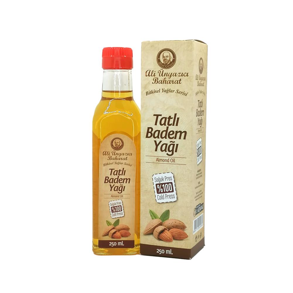 DOĞAL YAĞLARAli Ünyazıcı Tatlı Badem Yağı 250 mlAli Ünyazıcı Tatlı Badem Yağı 250 ml