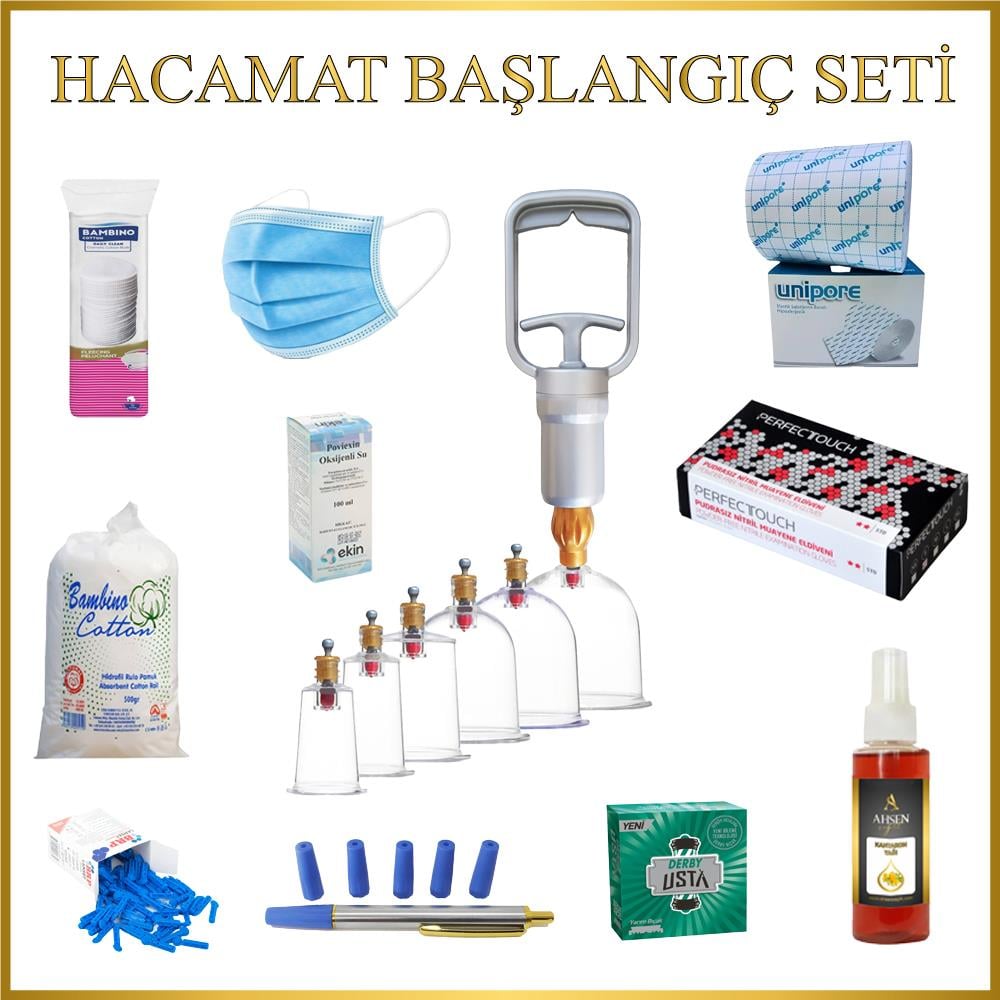 HACAMAT MALZEMELERİAhsen Hacamat SetiHacamat Başlangıç Seti