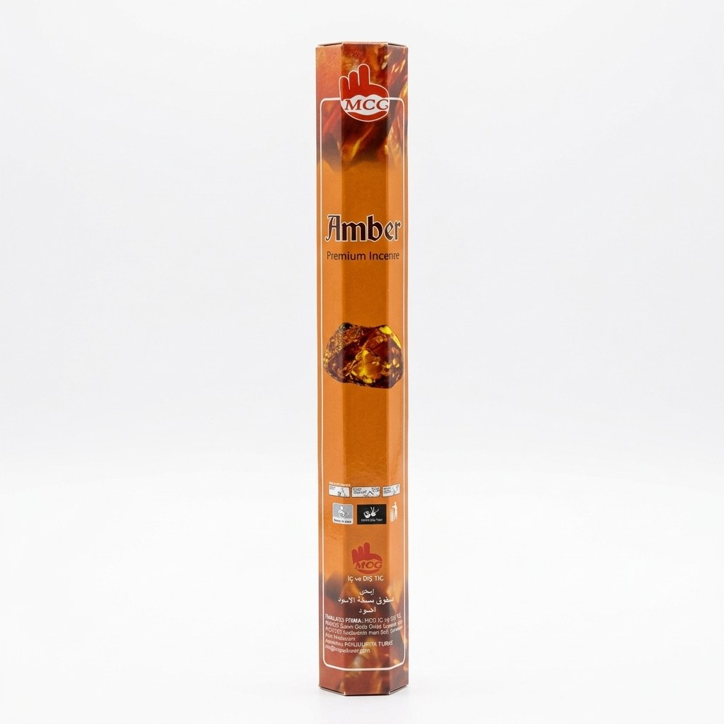 YAĞLAR - SİRKELER - SABUNLARMCG Amber Premium Çubuk Tütsü (Sıcak & Zengin Amber) | Ahsen SağlıkMCG Amber Premium Çubuk Tütsü