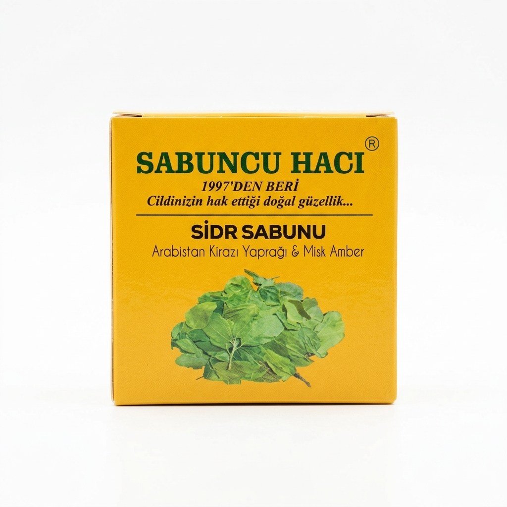 YAĞLAR - SİRKELER - SABUNLARSabuncu Hacı Doğal Sidr Sabunu – Saç & Cilt İçin Besleyici & Kepek KarşıtıSabuncu Hacı Doğal Sidr Sabunu
