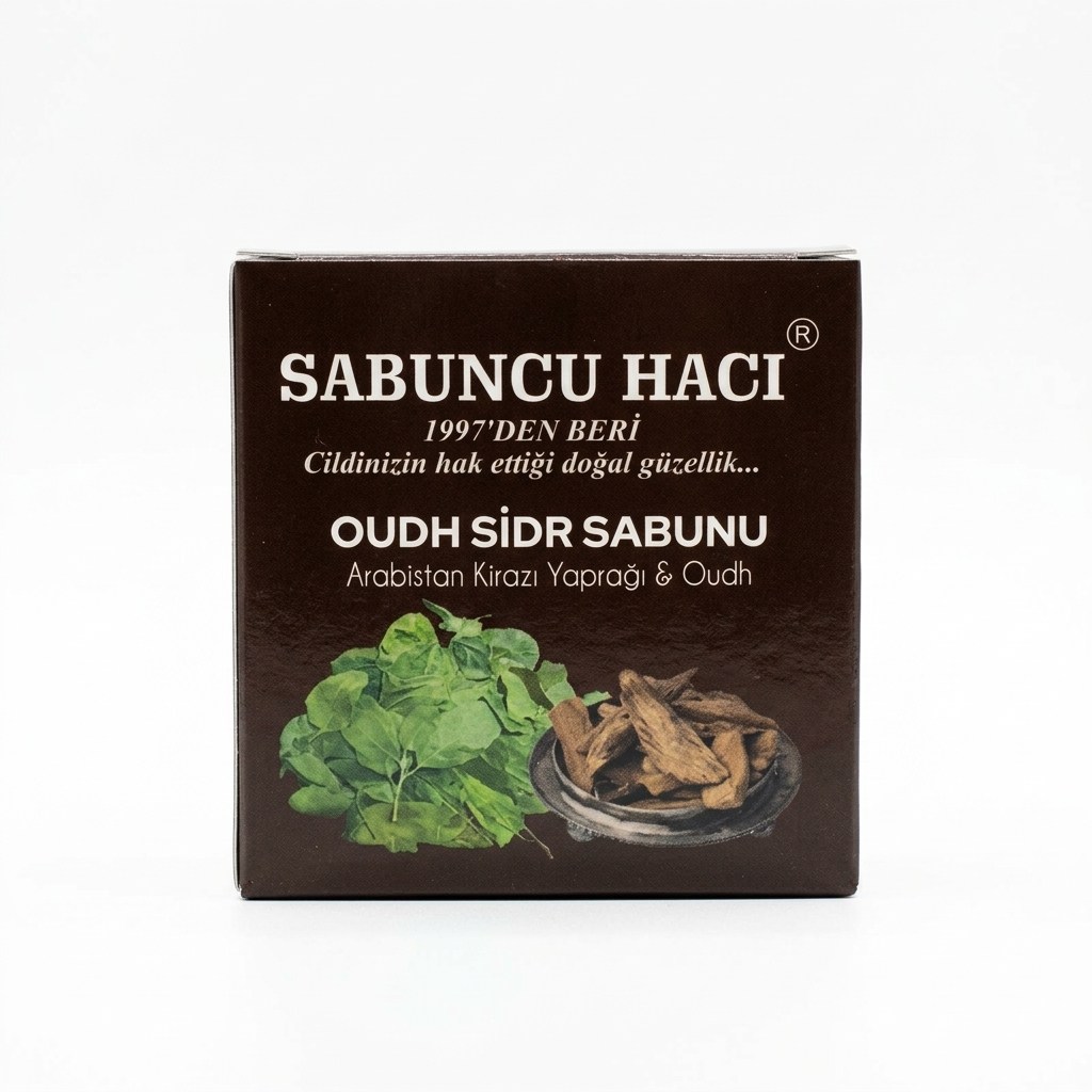 YAĞLAR - SİRKELER - SABUNLARSabuncu Hacı Oudh Sidr Sabunu – Lüks Öd Ağacı Esanslı Cilt & Saç SabunuSabuncu Hacı Oudh Sidr Sabunu