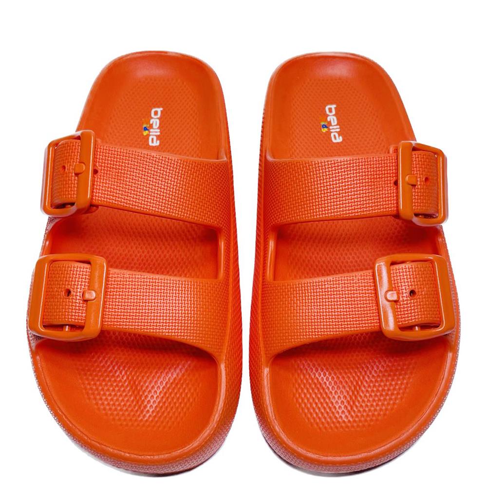 Kidx Bella Tokalı Turuncu Unisex Çocuk Plaj Sokak Terliği