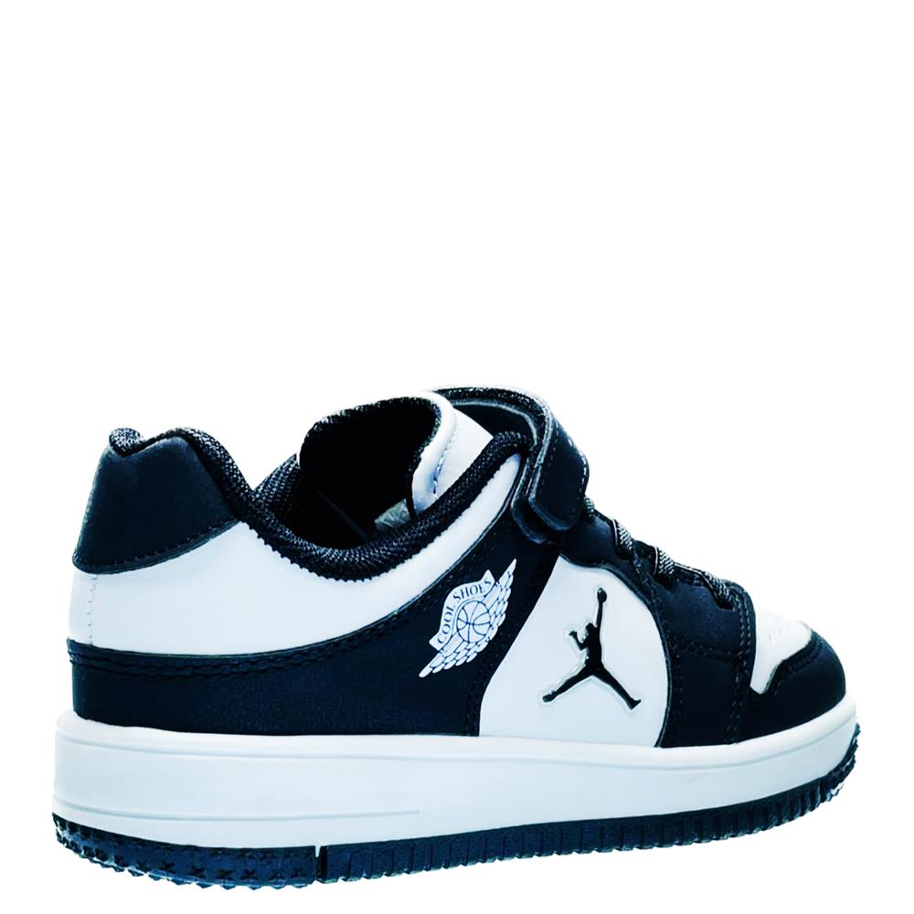 Kidx Haykat Jordan Siyah Beyaz Unisex Çocuk Spor Ayakkabı