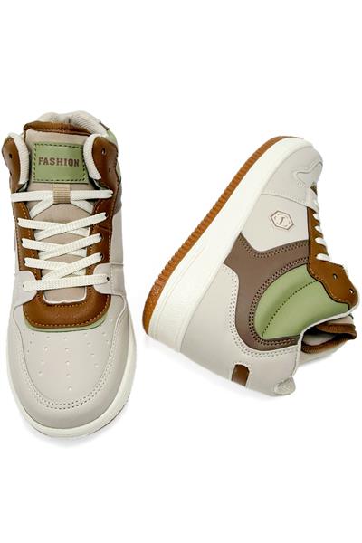 Kidx LMB2110 Bilekli Sneaker Genç Çocuk Spor Ayakkabı Kum