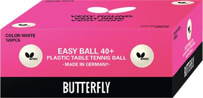 BUTTERFLY EASYPLAY 40+ PLASTİK ANTRENMAN TOPU BEYAZ 120 Lİ KUTU