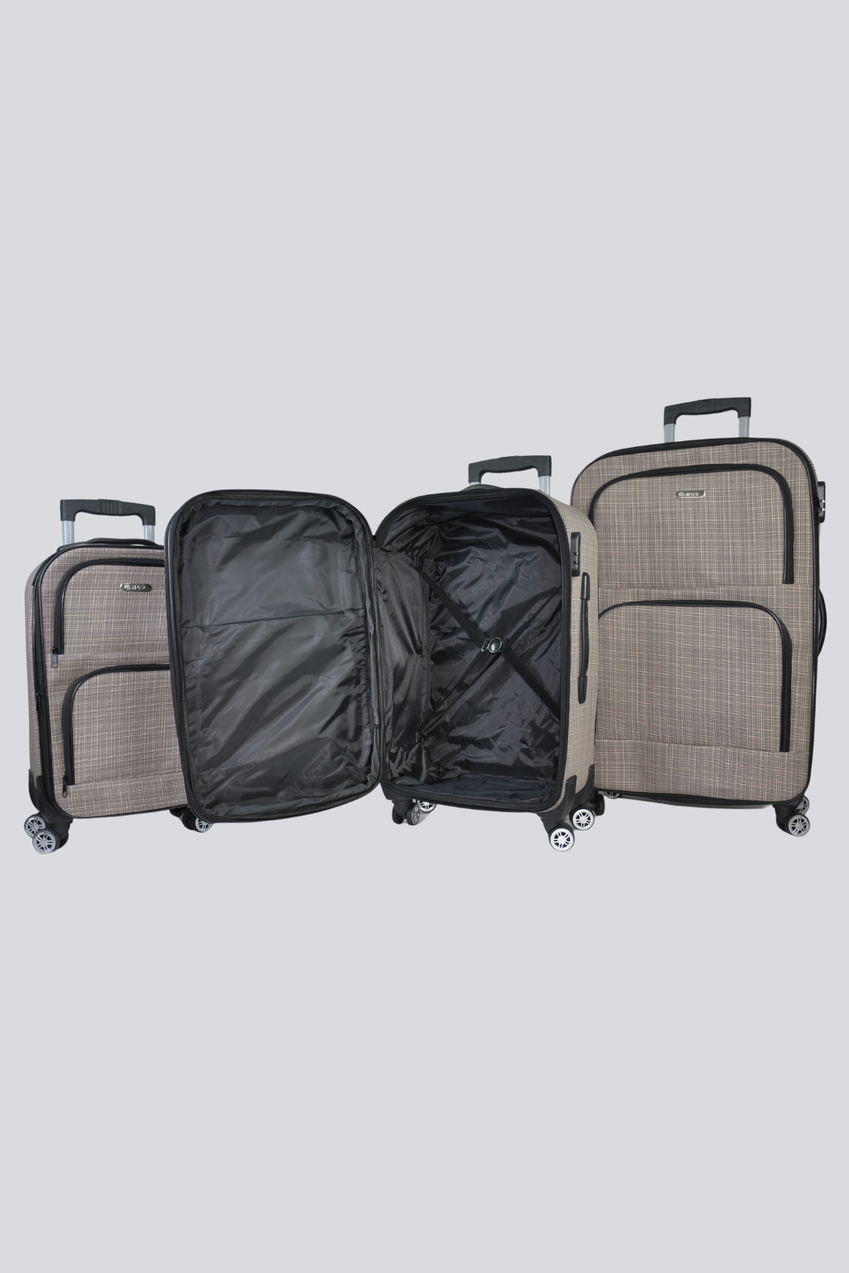 V130 4 Tekerlekli Havlu Kumaş 3'lü Set
