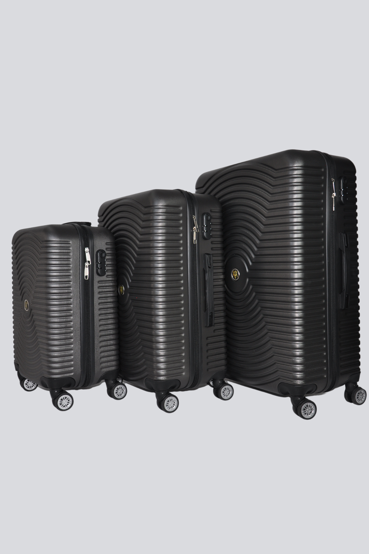 V150 ABS  V- Model Kabuk Valiz 3'lü Set
