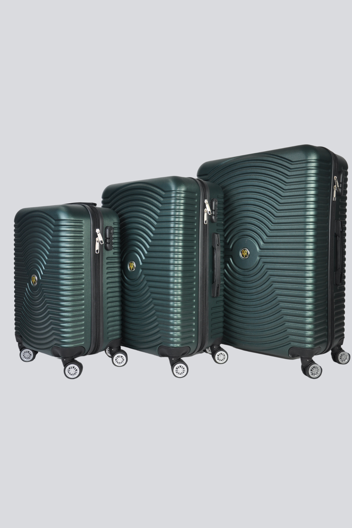 V150 ABS  V- Model Kabuk Valiz 3'lü Set