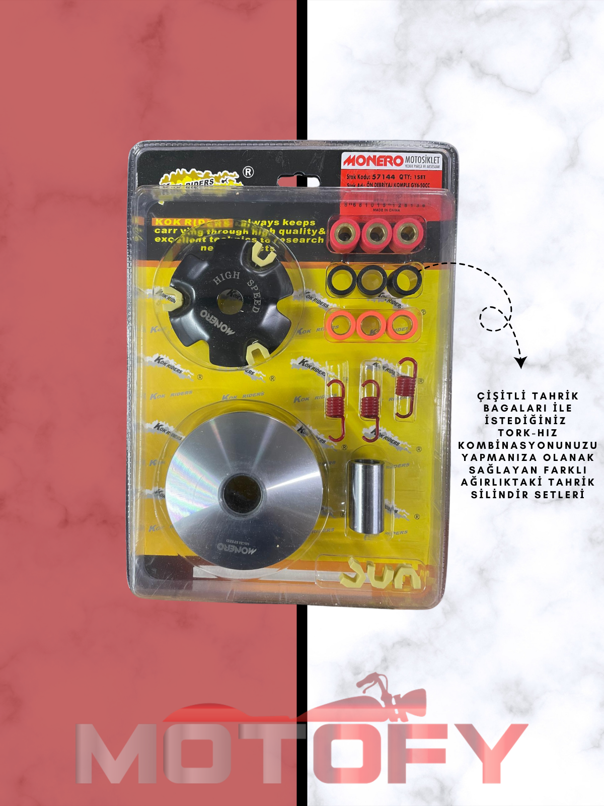 50 CC PERFORMANS VARYATÖRÜ - ÖN VARYATÖR MODİFİYE