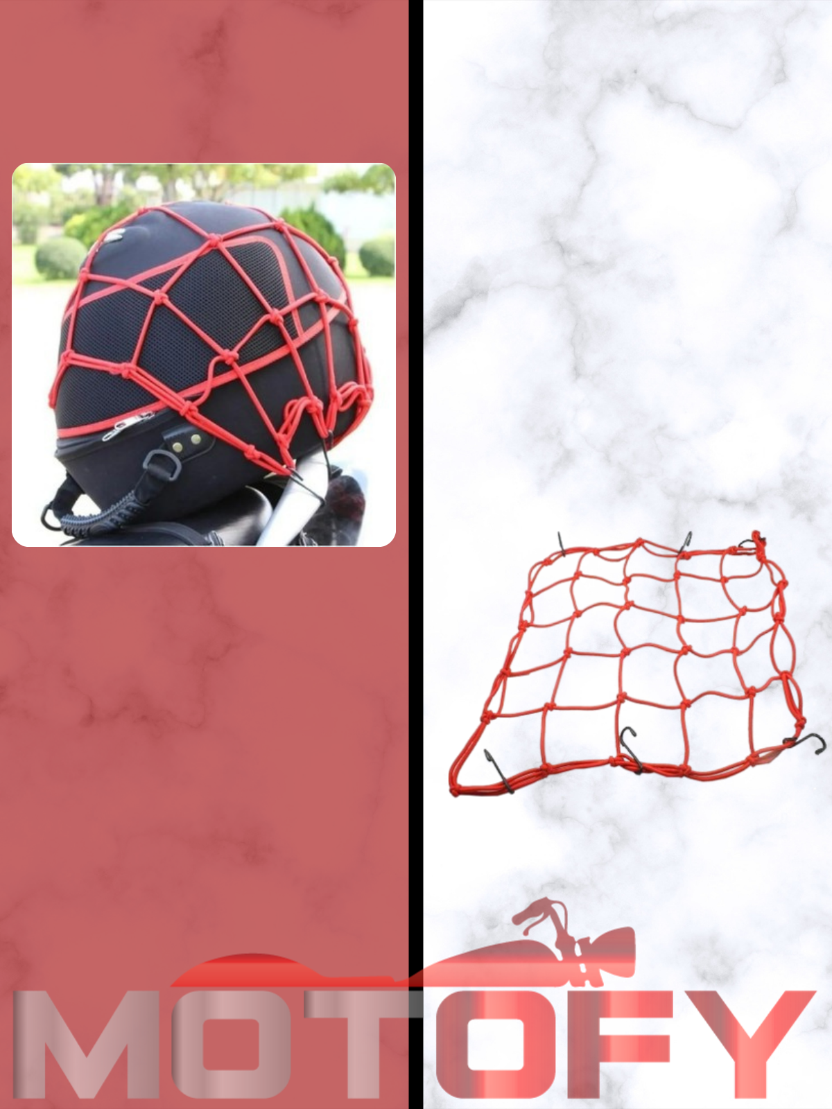 ÇENGELLİ KASK FİLESİ KIRMIZI