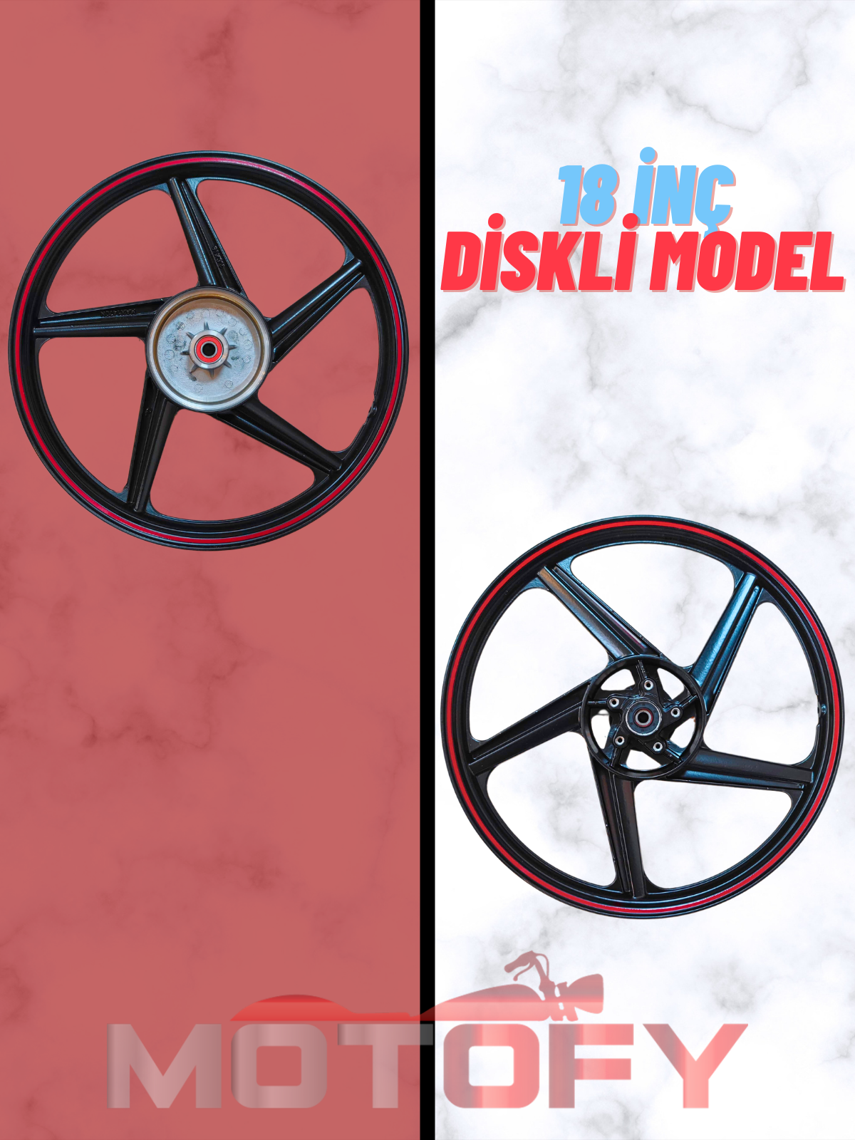 CG KUBA ÇİTA AGK FALCON ÖN ARKA 18 ÇELİK JANT TAKIMI MODİFİYE FAN MODEL SİYAH