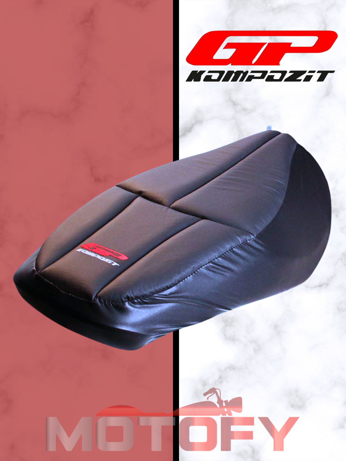 GP Kompozit Honda Activa 2017-2024 Uyumlu Motosiklet Konfor Sele Kılıfı Siyah