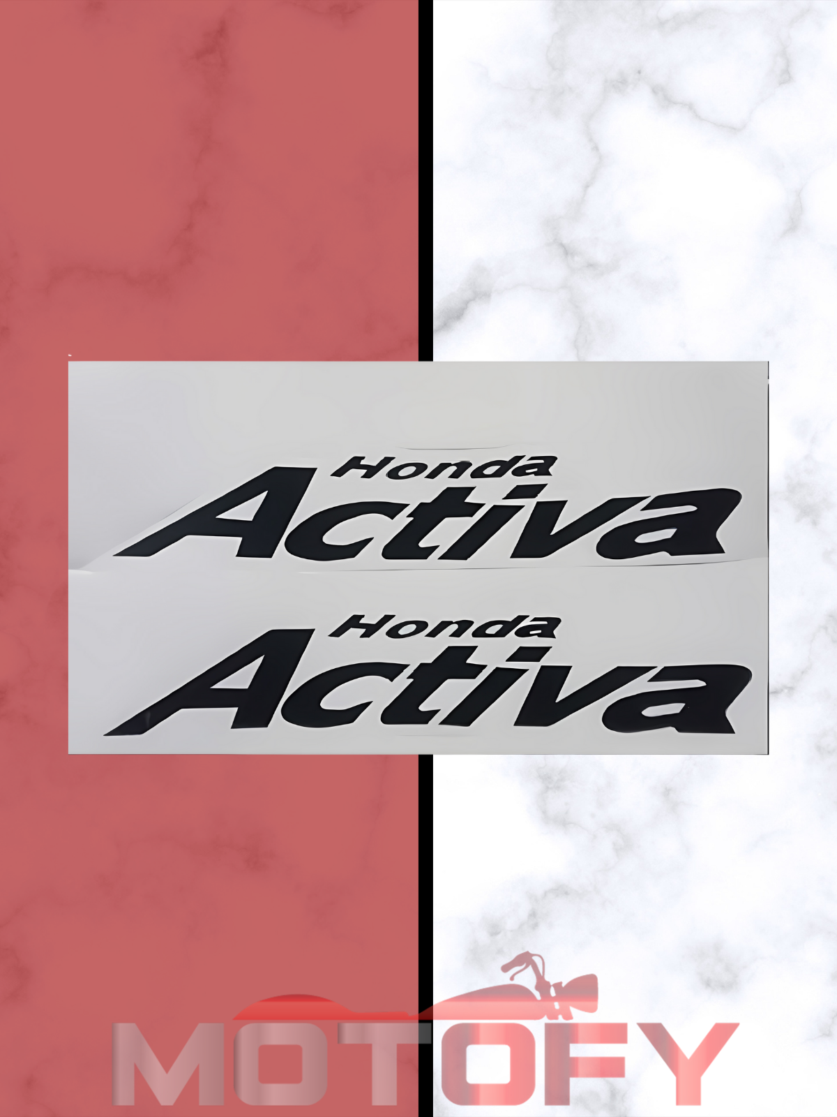 HONDA ACTİVA 100 YAN KAPAK STİCKER ETİKET SETİ GRİ