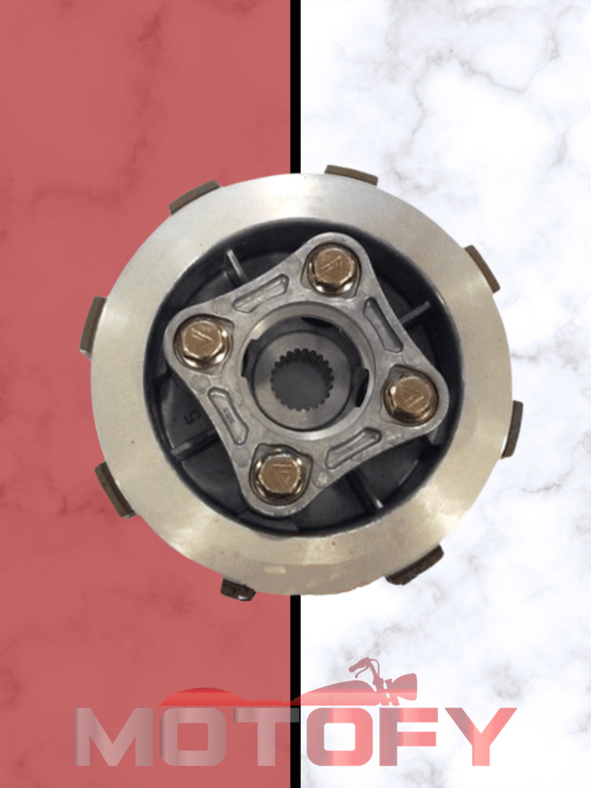 HONDA CB 125 E DEBRİYAJ İÇ GÖBEĞİ KOMPLE BALATALI TKR