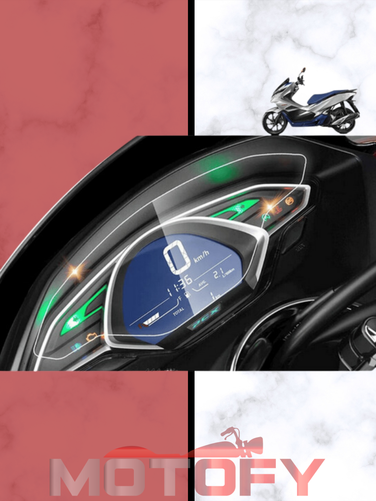 Honda Pcx 125 2018 - 2020 Gösterge Panel Ekran Koruyucu Nano Film