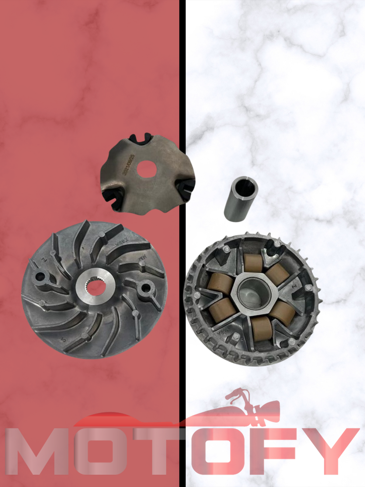 HONDA SPACY ALPHA 110 YARIM KASNAK HAREKETLİ - ÖN VARYATÖR KOMPLE TKR