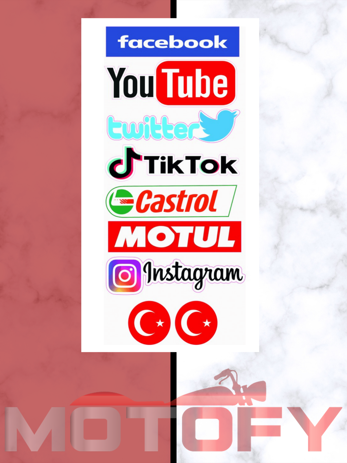 SOSYAL MEDYA ETİKET SETİ