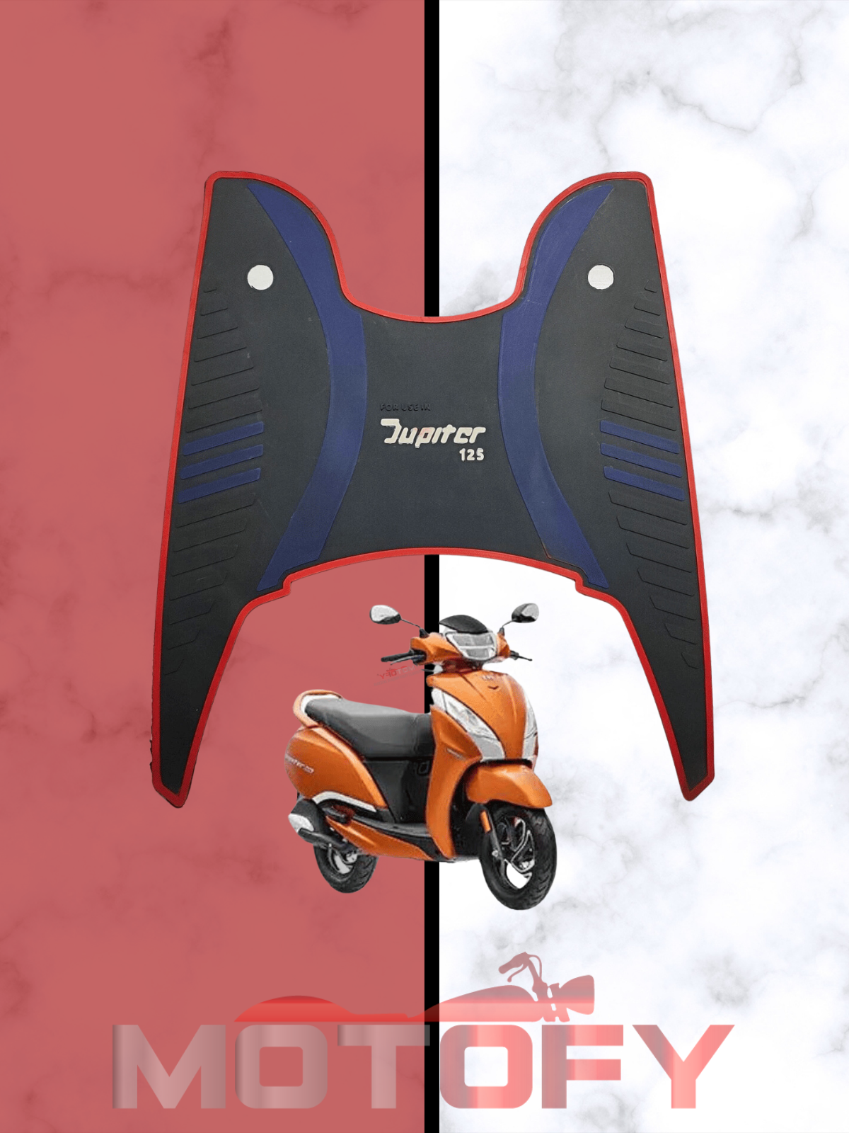 TVS JUPİTER 125 ÖZEL PASPAS MAVİ DETAYLI