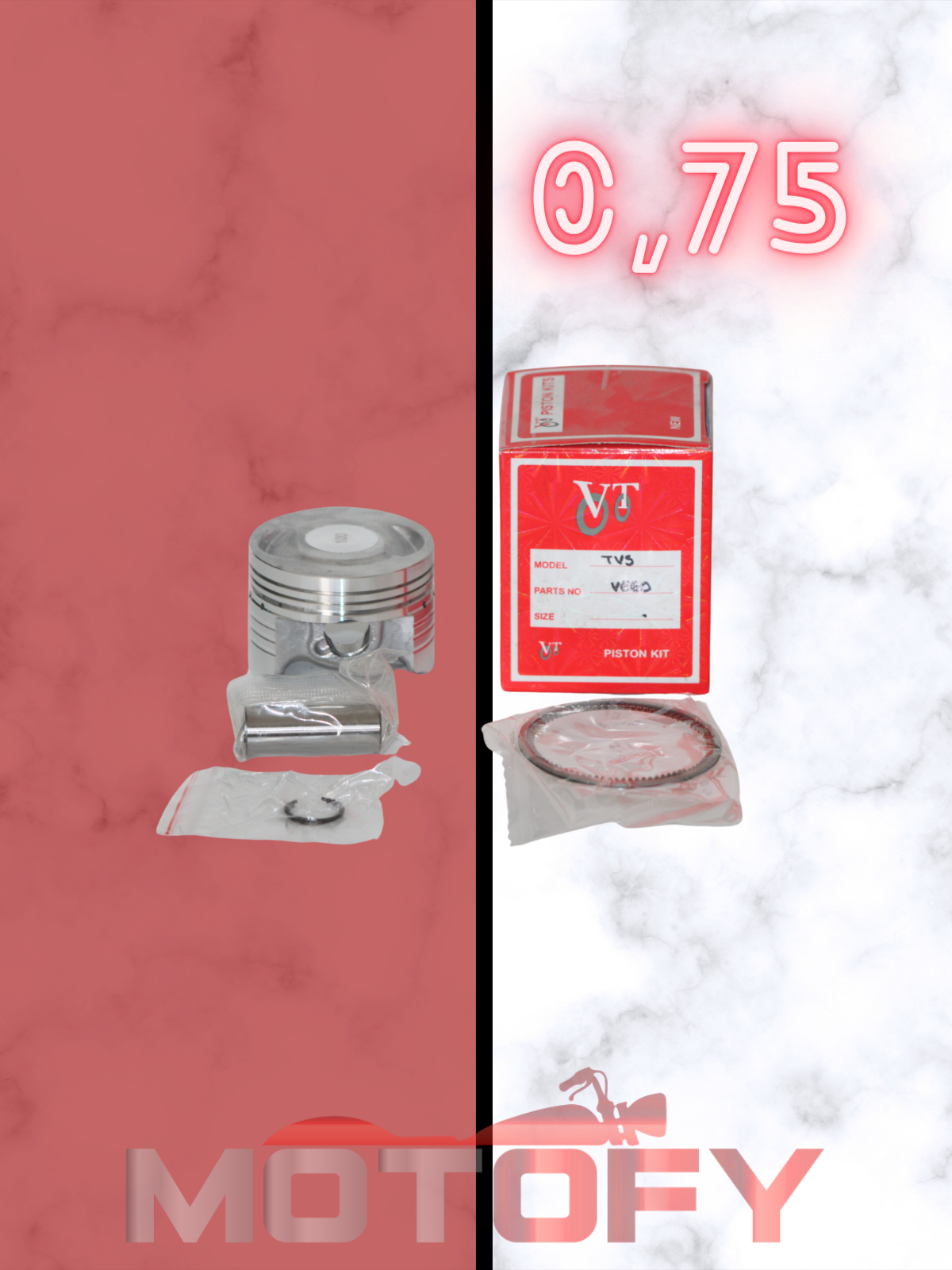 TVS WEGO PİSTON SEGMAN 0,75 VT