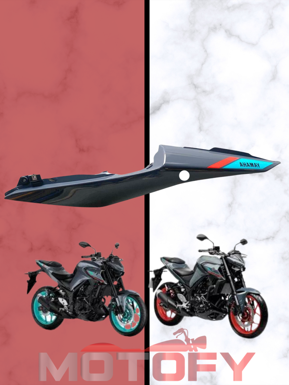 YAMAHA MT 25 2020-2023 SELE ALTI GRENAJ SOL NARDO GRİ ORİJİNAL - 1WD-XF171-00-3E