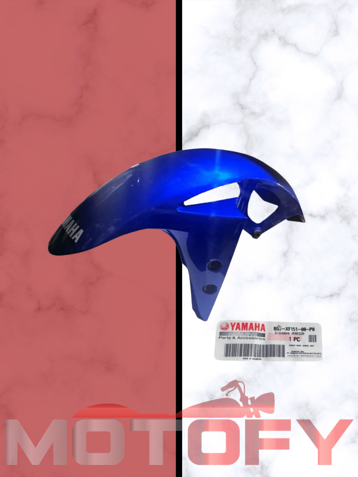 YAMAHA YZF R25 ÇAMURLUK ÖN MAVİ 2019 ORİJİNAL - BS7-XF151-00-P0