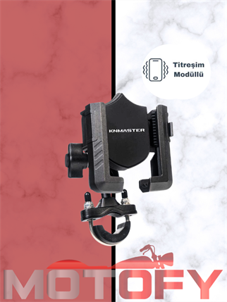  TT150 Titreşim Önleyicili Motosiklet Telefon Tutucu (Kamera Bağlantılı) 