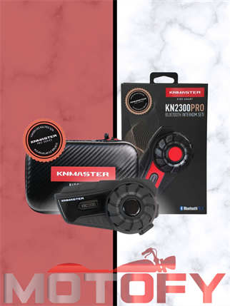 KNMASTER KN2300 PRO MOTOSİKLET KASK İNTERKOMU BLUETOOTH INTERCOM KULAKLIK SETİ