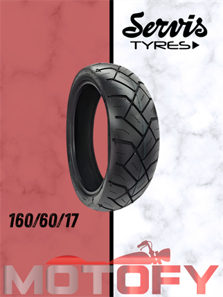 SERVİS TYRES 160/60-17 6 KAT DOLPHIN MOTOSİKLET LASTİĞİ