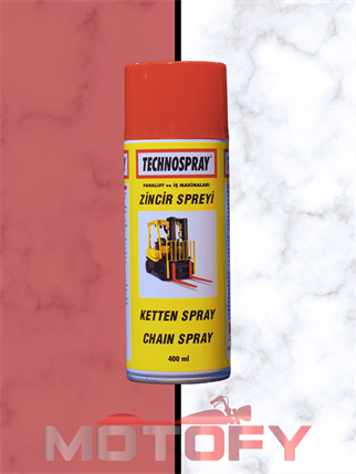 TECHNOSPRAY ZİNCİR BAKIM VE KORUYUCU YAĞI 400 ml