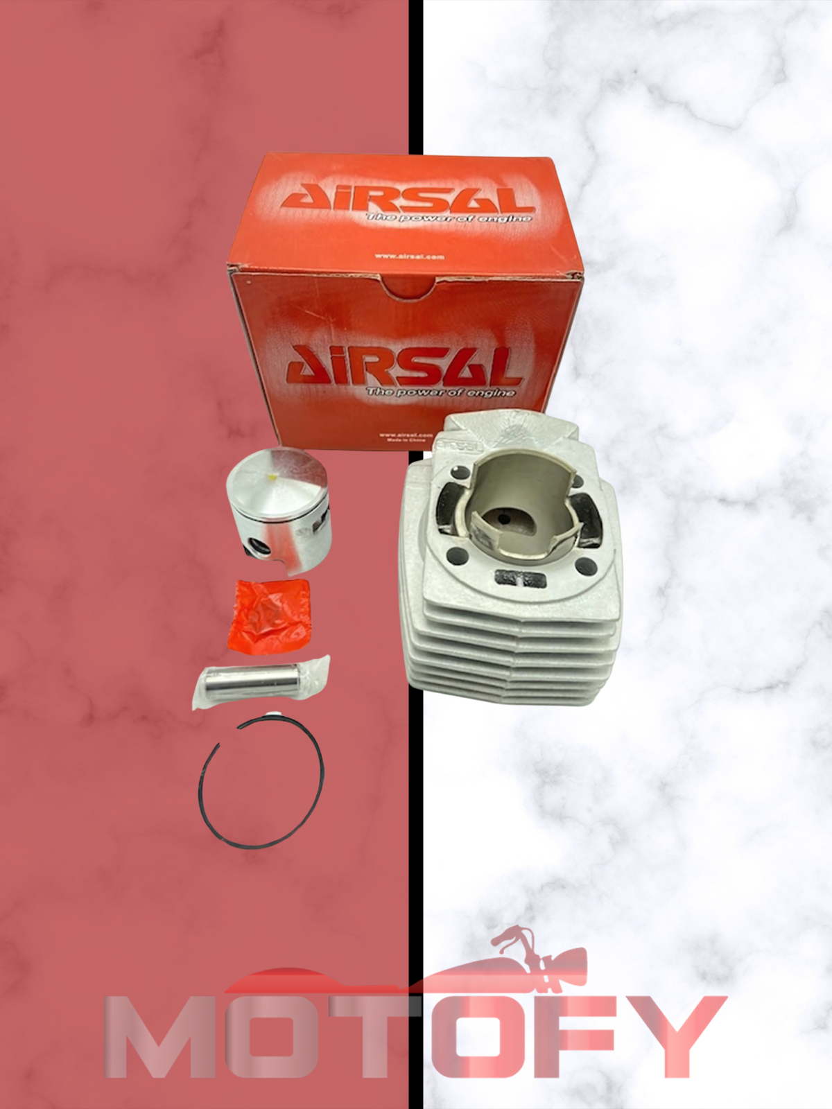  MOBYLETTE SİLİNDİR PİSTON SEGMAN KOMPLE [47,00 mm] [TEK SEGMAN] - AIRSAL