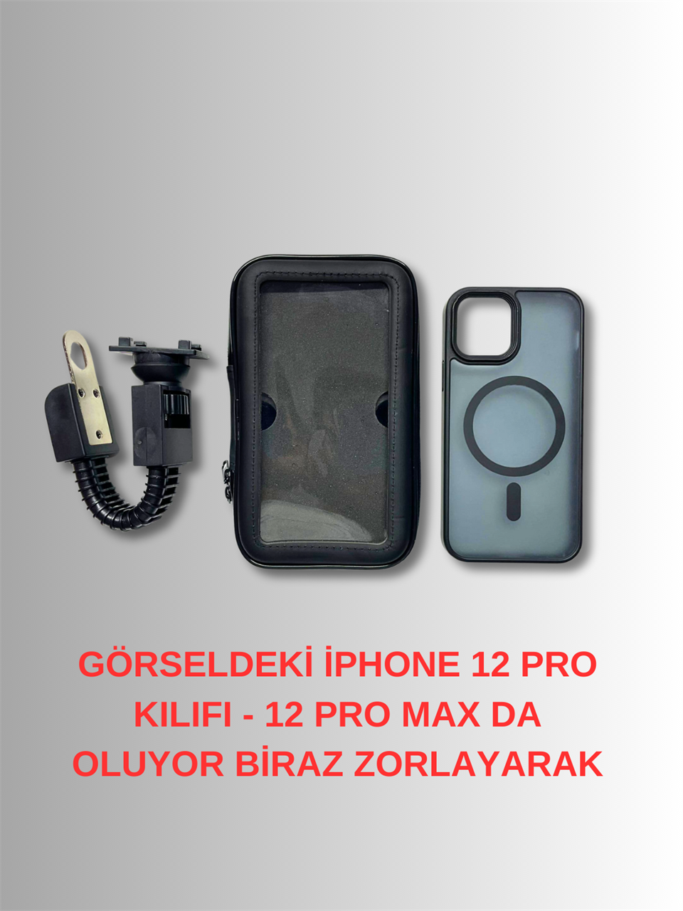 5-6,5 INC AYNA BAĞLANTILI TELEFON TUTUCU SU GEÇİRMEZ YÜKSEK KALİTELİ