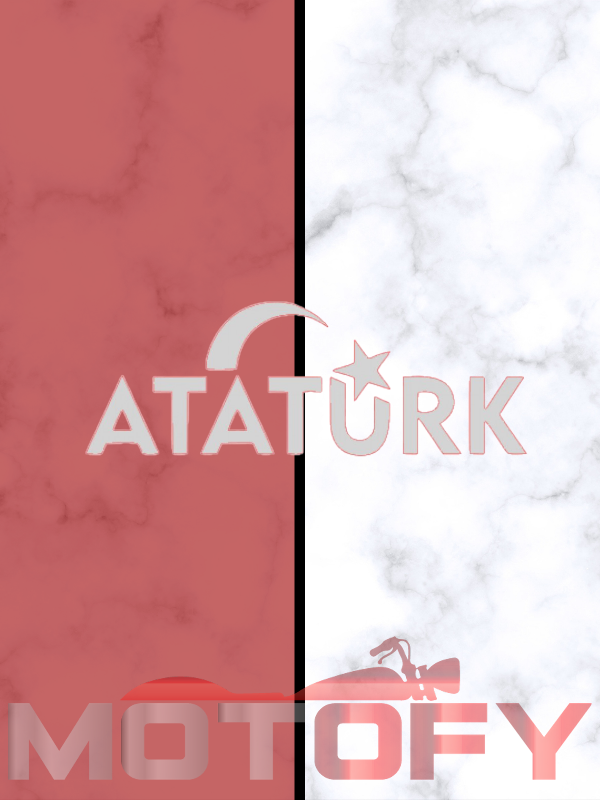 ATATÜRK YAZI 15cm PARLAK NİKEL ETİKET - STİCKER