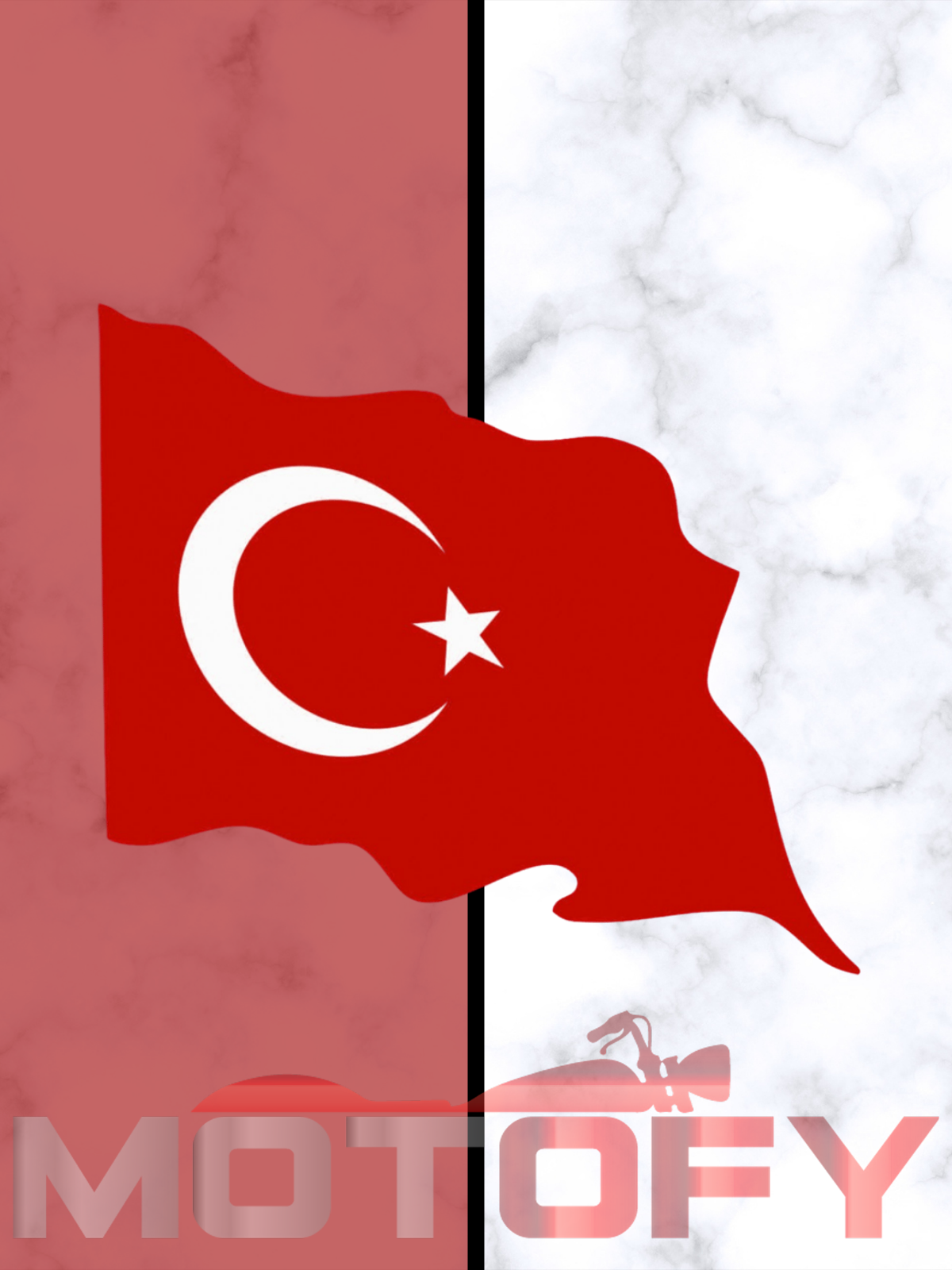AYYILDIZ BAYRAK DALGALI 8cm STİCKER ETİKET