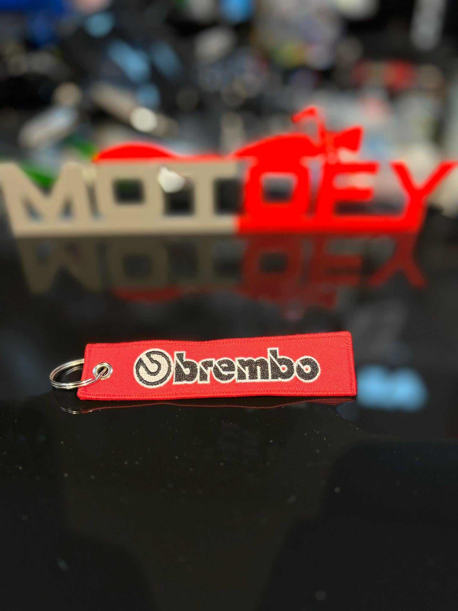 BREMBO ÖRME KUMAŞ DOKUMA ANAHTARLIK