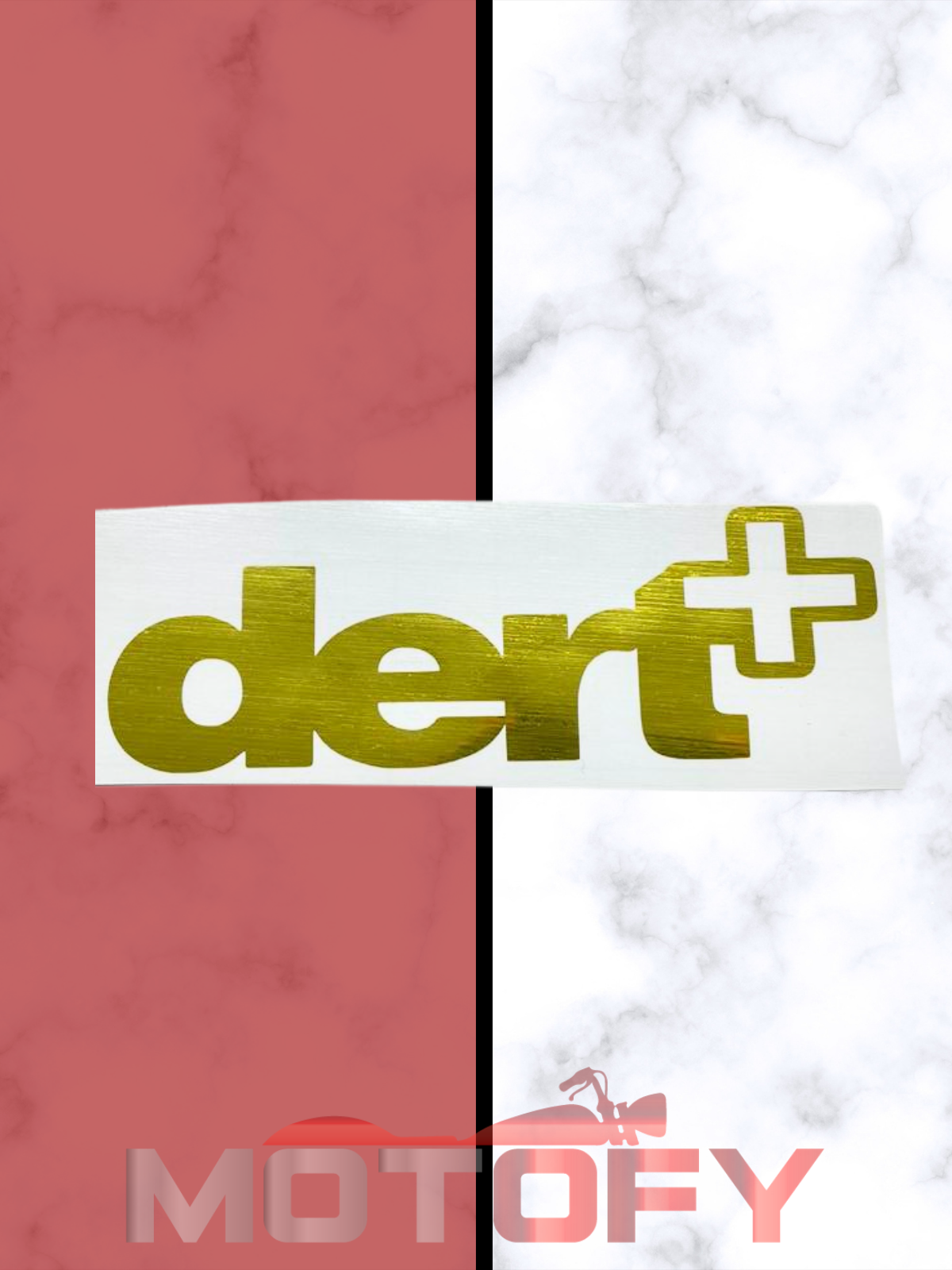 DERT PLUS STİCKER - ETİKET 15x5cm