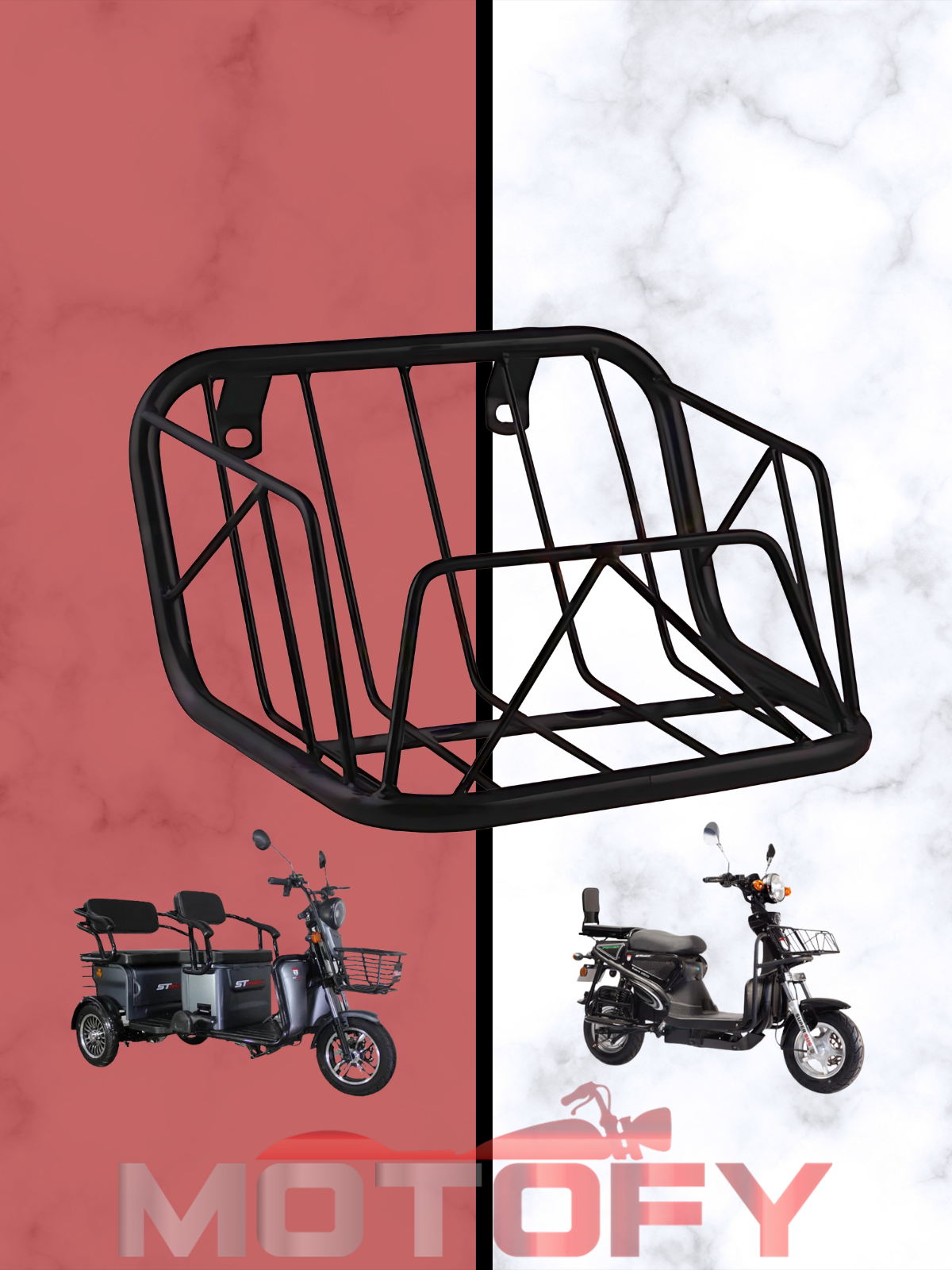 E BİKE ELEKTRİKLİ SCOOTER MOTOSİKLET ÖN SEPET ST-MAX KOB-RA 2000