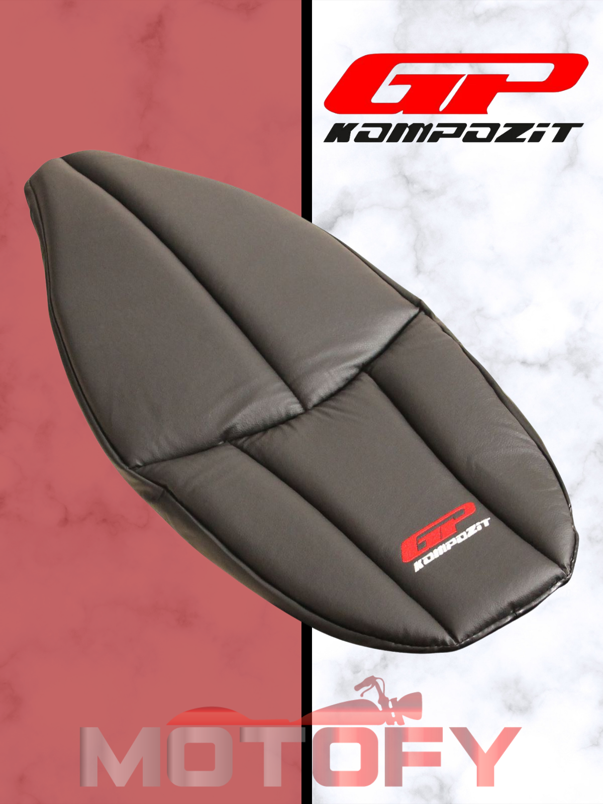 GP Kompozit TVS NTORQ 125 2020-2024 Uyumlu Motosiklet Konfor Sele Kılıfı Siyah